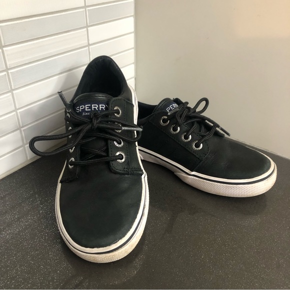 Sperry kids Ollie leather lace up sneakers - Picture 4 of 10